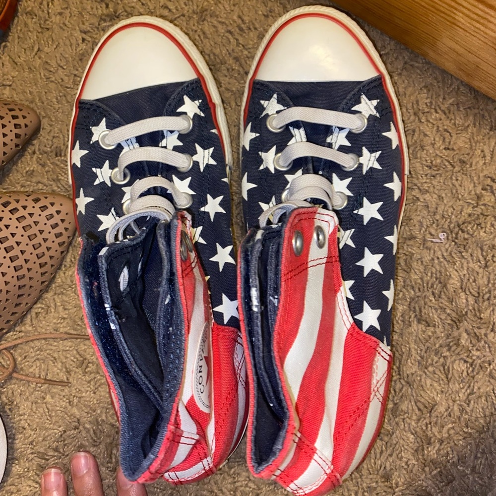 American Flag Converse Size 6M Size 8W